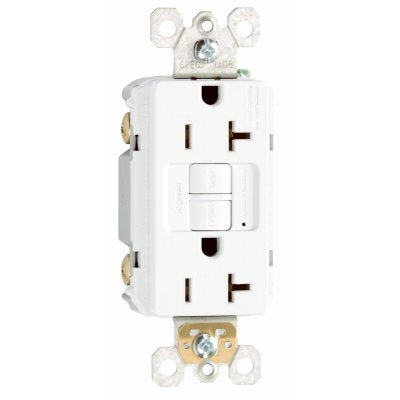 True Value 2097TRICCD4 Pass & Seymour GFCI Receptacle, Duplex, 20A, Ivory