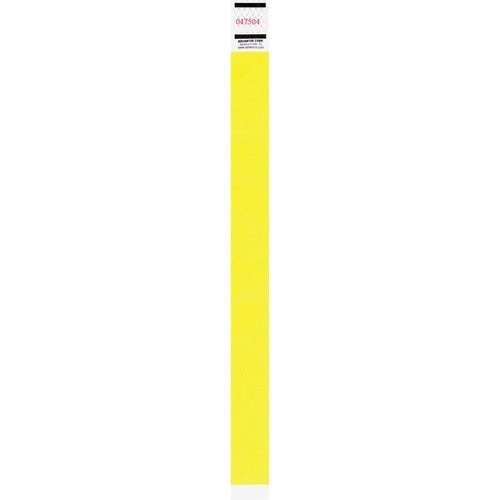 ADVANTUS Advantus Corp. AVT91123 Tyvek Wristbands Neon Yellow 500 Pack