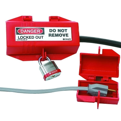 Brady 65674 Plug Lockouts 110V Red