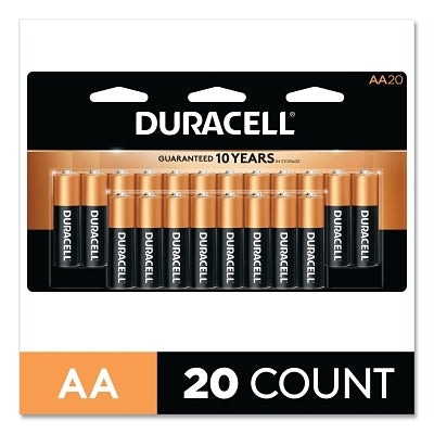 Duracell DURMN1500B20Z CopperTop Alkaline Battery 1.5V AA 20/PK Replacement DURMN1500B20Z