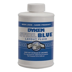 Dykem 80400 Layout Fluid 8 oz Brush-In-Cap Blue