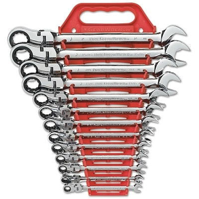 Gearwrench 9702D 13 Pc. Flexible Combination Ratcheting Wrench Set Inch Replacement EA