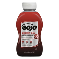 Gojo 2354-08 Cherry Gel Pumice Hand Cleaner 10 Oz Bottle