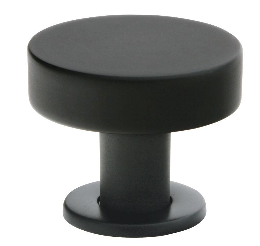 EMTEK Emtek 86323US19 Cadet Cabinet Knob Flat Black