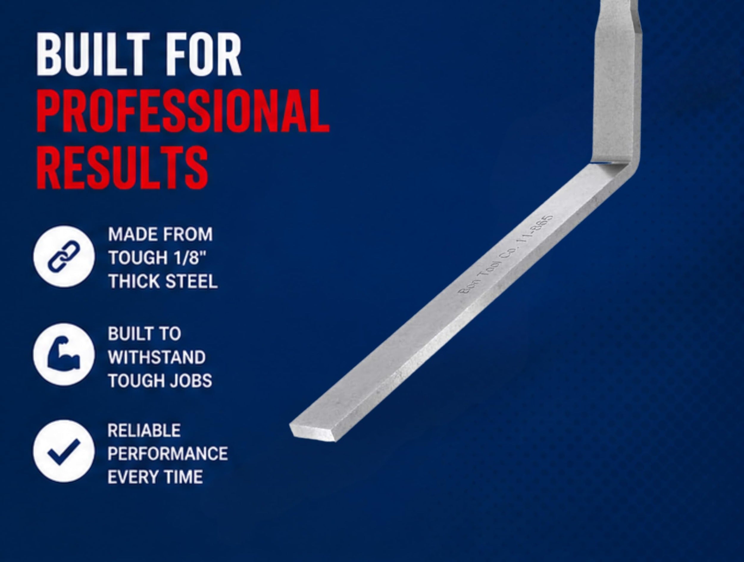 BON TOOL Bon Tool 11-865 Double Slicker Joint Tool 3/8 X 1/2 Inch