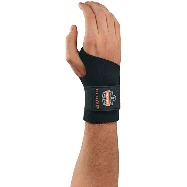 Ergodyne 16612 ProFlex 670 Ambidextrous Single Strap Wrist Support Small