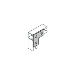 Anvil 2400213506 Steel 3-Hole Flat Angle Plate Galvanized