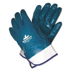 MCR Safety 9761 Predator Nitrile Coated Gloves Large Blue