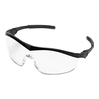 MCR Safety ST110 Safety Glasses Clear Lens Black Frame