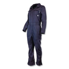 Neese VU7LCANV-S 7 Oz Women's Ultra-Soft FR Coverall Navy Small