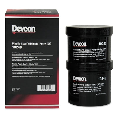 Devcon 10240 Plastic Steel 5 Minute Putty (SF) Kit 1 lb