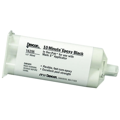 Devcon 14255 10 Minute Epoxy 50 mL Dev-Pak Black