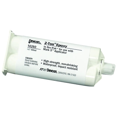 Devcon 14260 2 Ton Clear Epoxy 50 mL Dev-Pak Clear/White