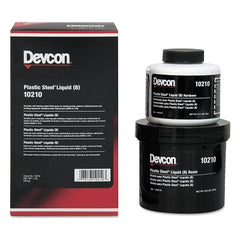 Devcon 10210 Plastic Steel Liquid (B) 1 lb Can Dark Grey