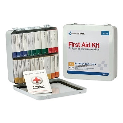 First Aid Only 90600 50 Person Unitized First Aid Kit Metal Case