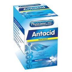 First Aid Only 90110 PhysiciansCare Antacid Medication Calcium Carbonate 420 mg (2 pk/125 pk per Box)