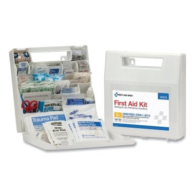 First Aid Only 90639 50 Person ANSI A+ Bulk First Aid Kit, Plastic Case