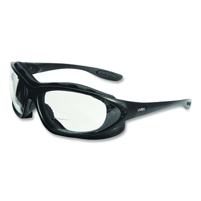 Honeywell S0663X Seismic Reading Magnifier Sealed Eyewear Clear Lens Anti-Fog Black Frame