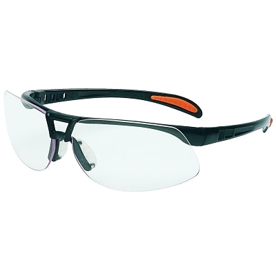 Honeywell S4200-H5 Uvex Protege Eyewear Clear Lens Polycarbonate HydroShield Anti-Fog Black Frame