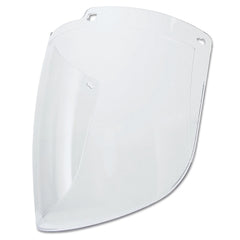 Honeywell S9550 Turboshield Visor, Uncoated, Polycarbonate, Clear, 15-7/8 in L x 9 in H