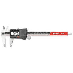 L.S. Starrett 142 EC799 Series Electronic Caliper, 0 to 6 Inches Range, Stainless Steel, 0.0005 Inches Resolution