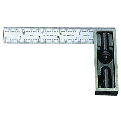 L.S. Starrett 50109 Double Square 4 Inch 8ths; 16ths; 32nds; 64ths