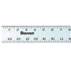 L.S. Starrett 36091 Aluminum Straight Edge Ruler 36 Inches