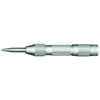 L.S. Starrett 53048 Automatic Center Punch 5 Inches Length 5/8 Inches Tip Aluminum