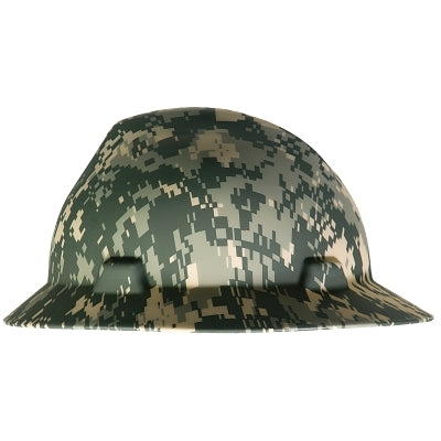 MSA 10104254 Freedom Series V-Gard Helmet Fas-Trac III Ratchet Slotted Camouflage