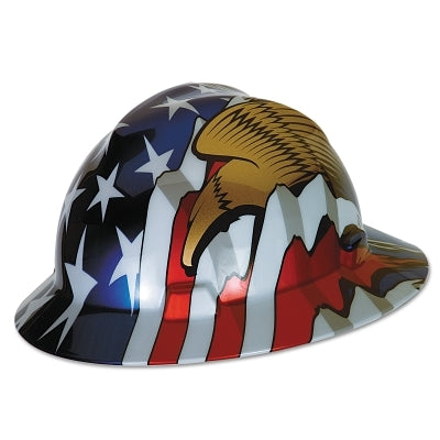 MSA 10071159 Freedom Series V-Gard Full-Brim Hard Hat