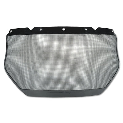 MSA 10116557 V-Gard Accessory System Mesh Visor Uncoated Silver 17 in L x 8 in H