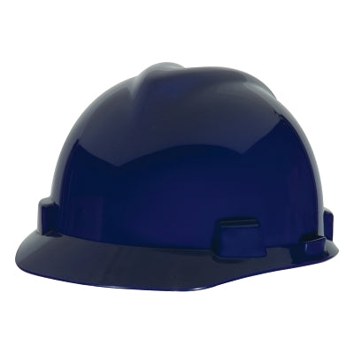 MSA 802972 V-Gard Slotted Caps 4 Point Ratchet Cap Dark Blue