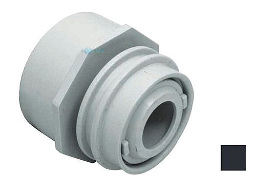 AquaStar 3502 Flush-Mount Return Fitting | with Water Stop Eyeball and Nut | Fits Over 2 Inch Pipe