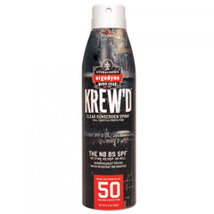 Ergodyne 16633 Krew'd SPF 50 Sunscreen Spray 5.5oz