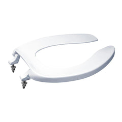 Toto SC534#01 Elongated Open Front Commercial Toilet Seat Cotton White