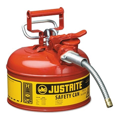 Justrite 7210120 Type II AccuFlow Safety Can 1 Gallon Red