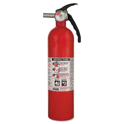 Kidde 466142MTL Fire Extinguisher 2.5 lb Disposable with Nylon Strap Bracket