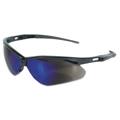 KleenGuard 14481 V30 Nemesis Safety Glasses Blue Mirror Polycarbonate Lens Black Frame Universal