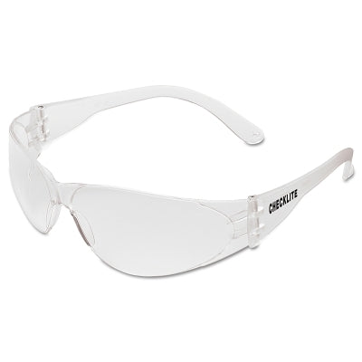 MCR Safety CL110 Checklite CL1 Frameless Safety Glasses Polycarbonate Clear Lens (12 Pack)