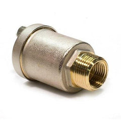 TACO 418 Air Vent Hy-Vent High Capacity Float 1/2 x 3/4 Inch NPT Nickel Plated Brass