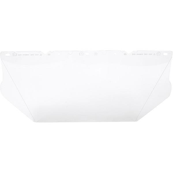 MSA 10115837 V-Gard Visor Polycarbonate Clear 8 inches x 17 inches x 0.04 inches