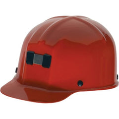 MSA 91590 Comfo-Cap Protective Hard Hat Staz-On Pinlock Suspension Red Standard Size