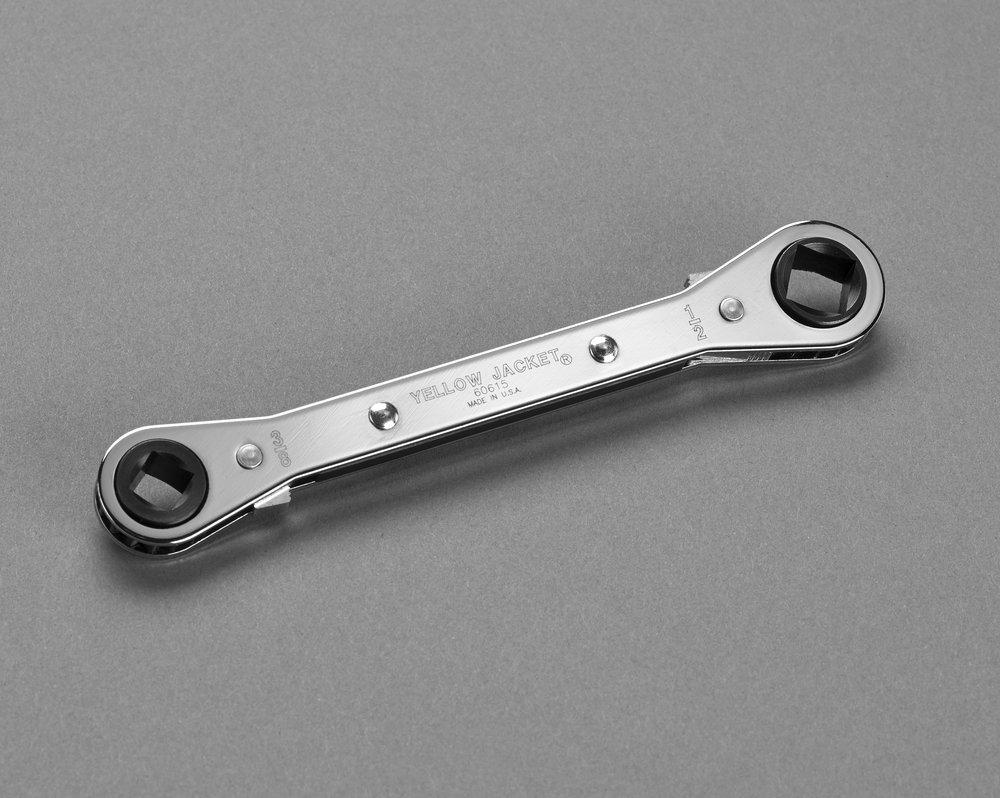 Yellow Jacket 60615 Ratcheting Wrench 1/2 x 3/8 inches