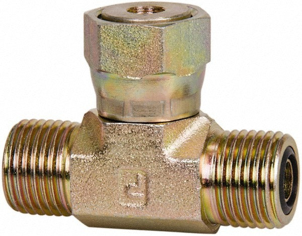 PARKER Parker 6 S6LO-S Swivel Branch Fitting Orfs Steel 3/8 in