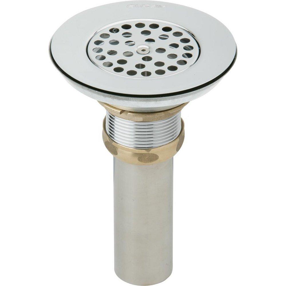 Elkay LKVR18 4-9/16 x 4 in. Bathroom Sink Drain in Polished Nickel