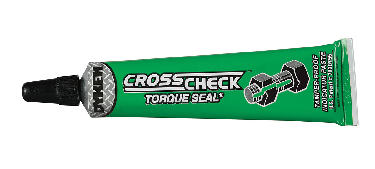 DYKEM 83315 Cross Check Torque Seal Tamper-Proof Indicator Paste 1 oz Tube Green 24/Case