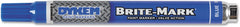 DYKEM 84001 BRITE-MARK Medium Paint Markers 12 Pack Blue