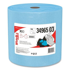 Kimberly Clark Professional 34965 WypAll X60 Wipers Jumbo Roll Blue 1100 Roll