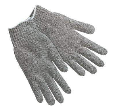 MCR Memphis Glove 9637L String Knit Gloves Large Gray 12 Pair