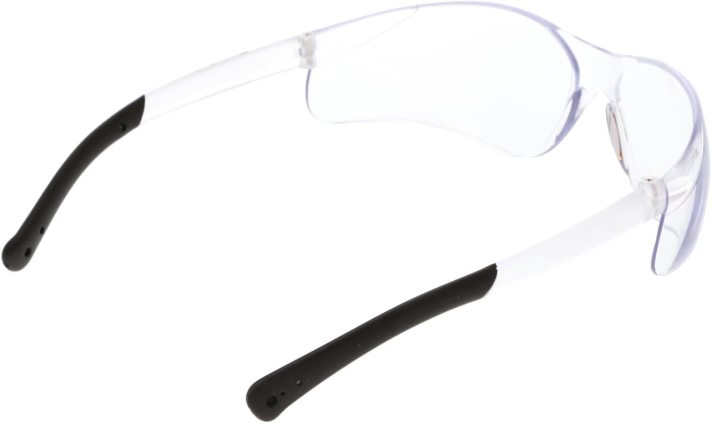 MCR Safety BK110 BearKat Clear Lens Safety Glasses with UV Protection and Scratch-Resistant Coating